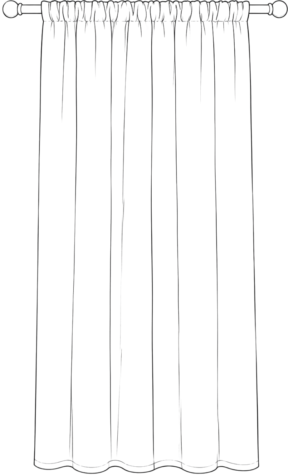 84 inch curtain length