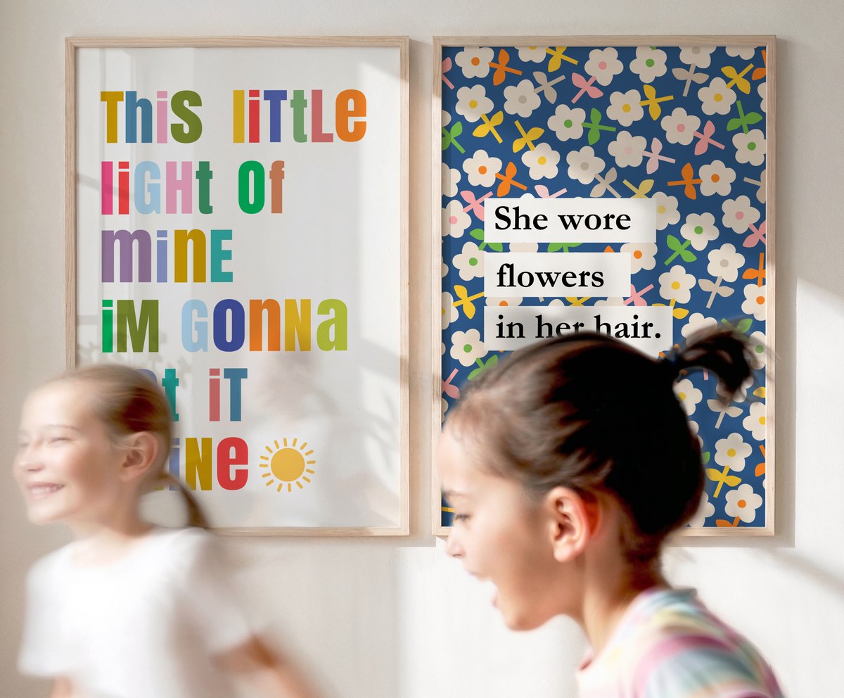 Children's wall art prints