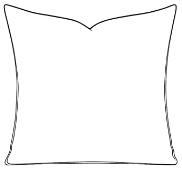 Square throw pillow