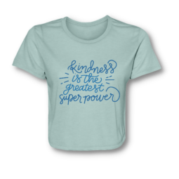 Women's Flowy Cropped T-shirt
